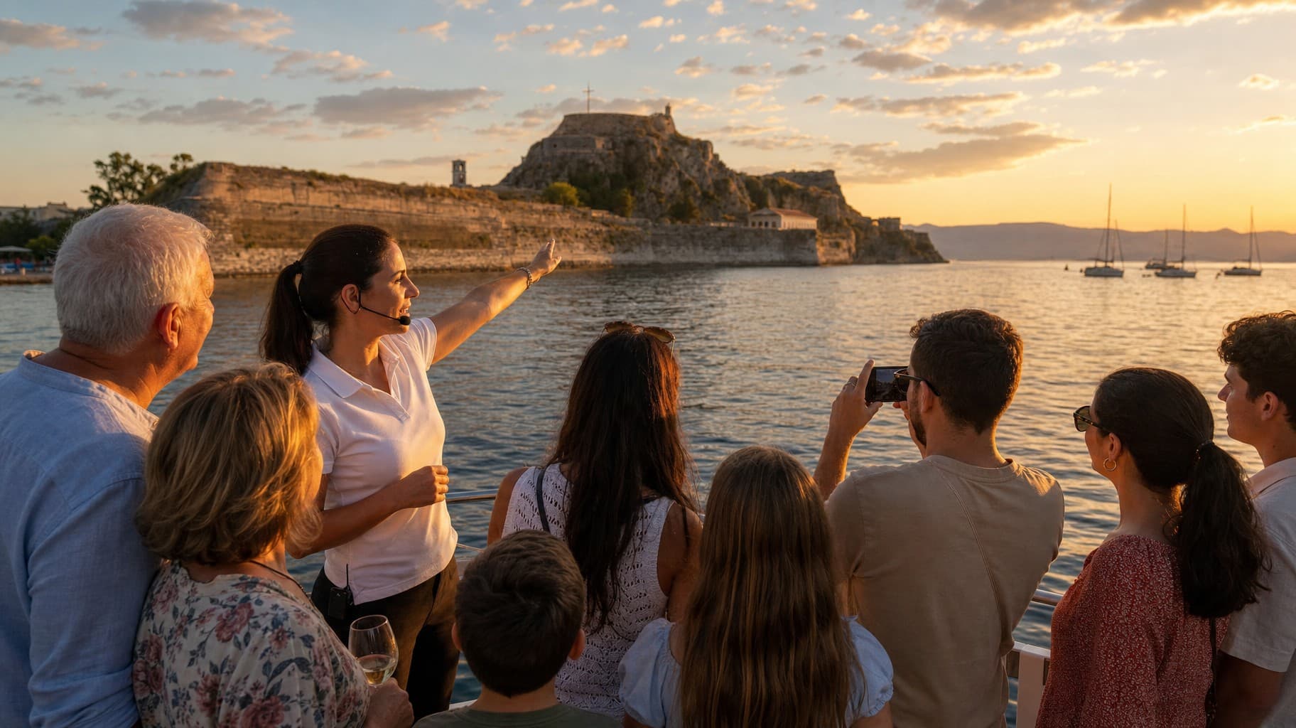 sunset-guide-headset-points-old-fortress