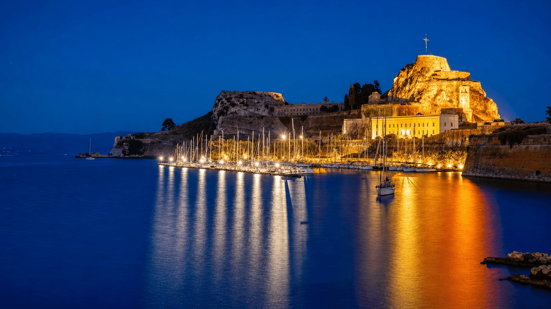 sunset-old-fortress-blue-hour-marina