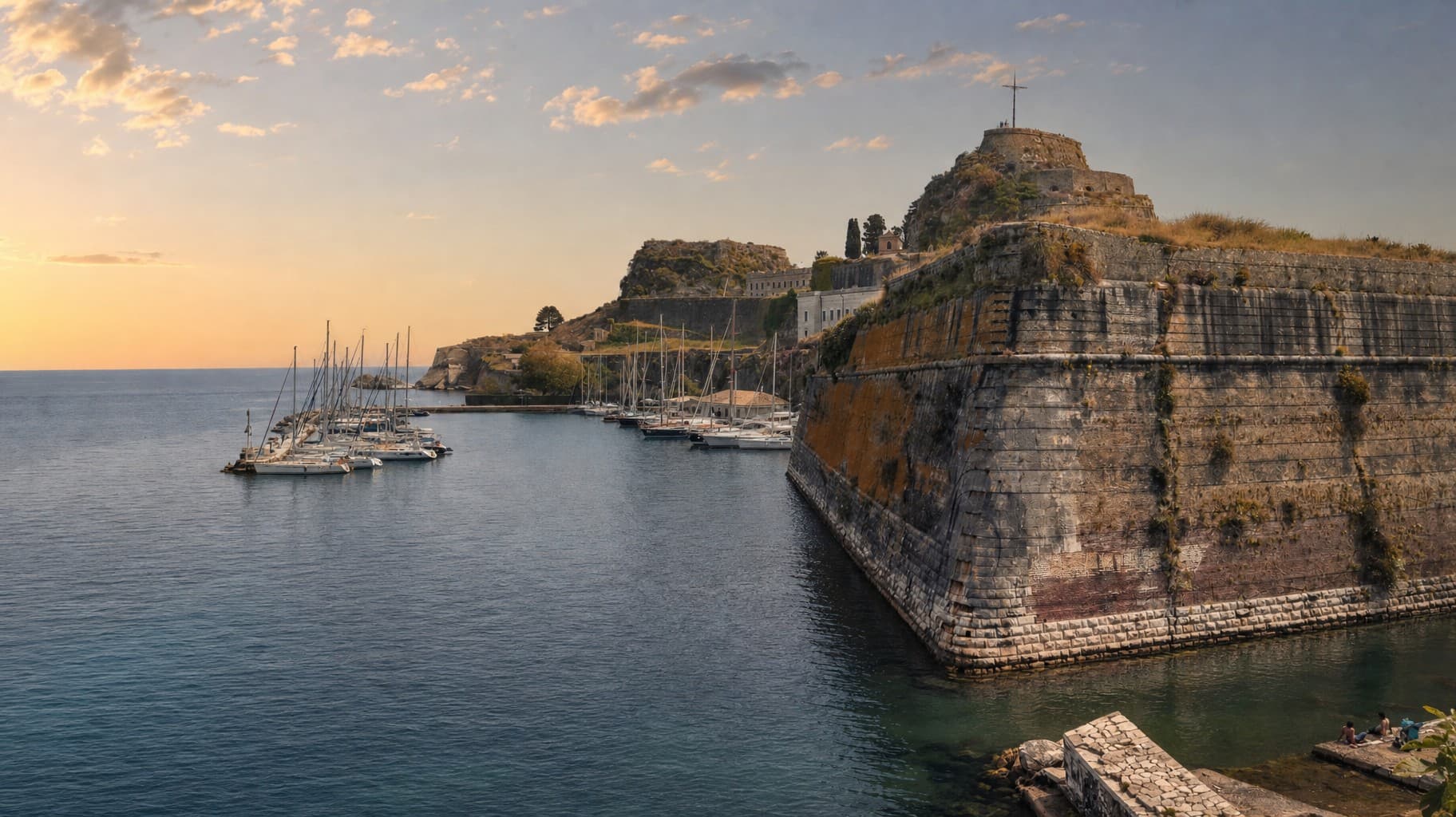 sunset-old-fortress-marina-golden-hour