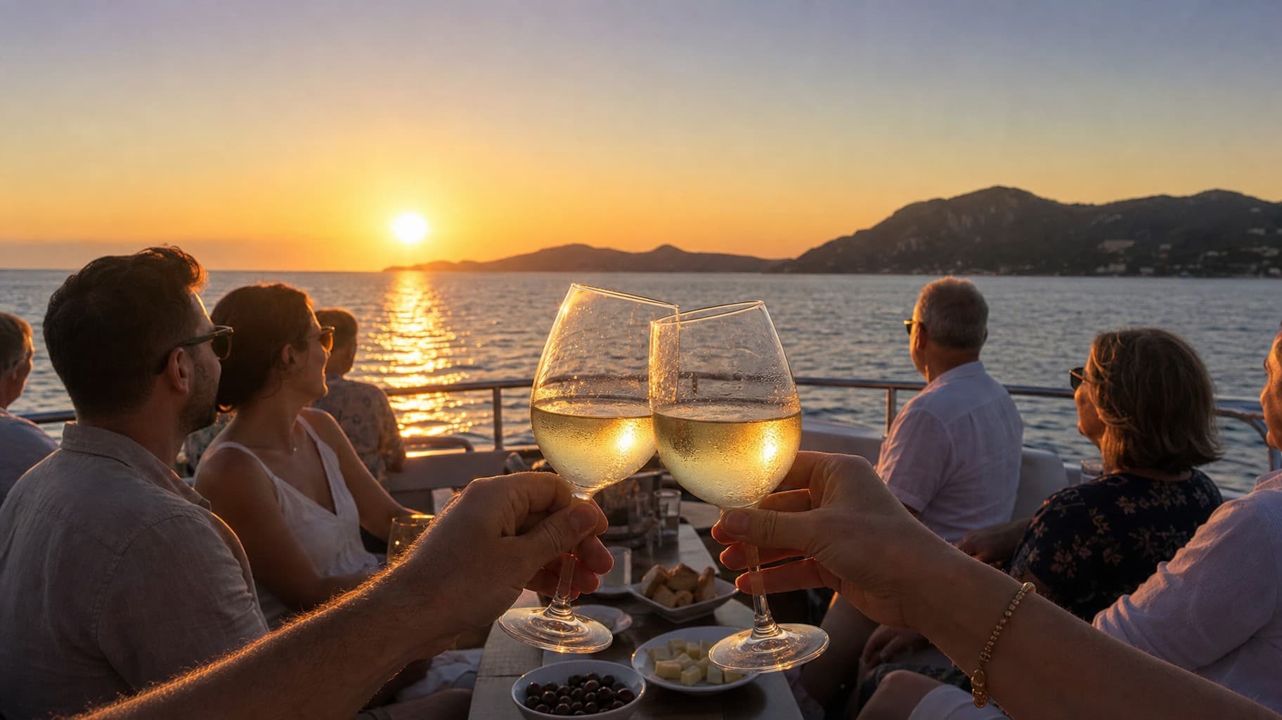 sunset-wine-toast-on-deck